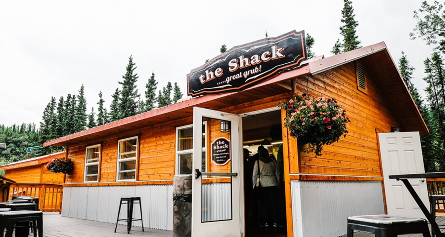 exterior of the burger shack