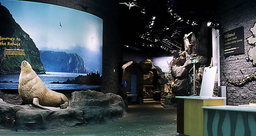 interior of visitors centre
