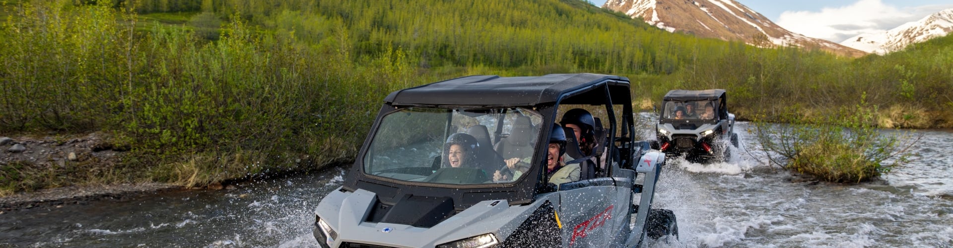 ATVs in water