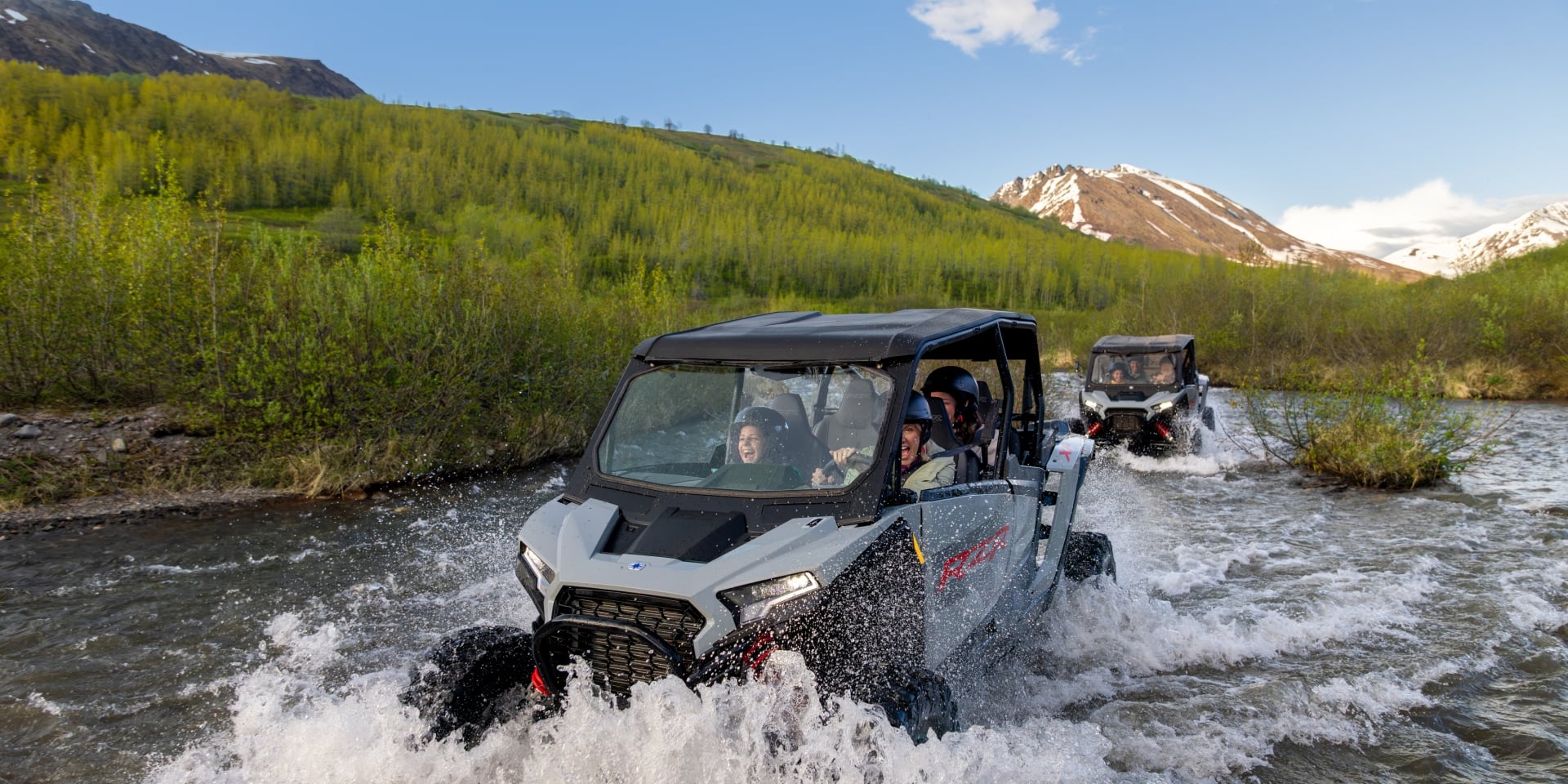 ATVs in water